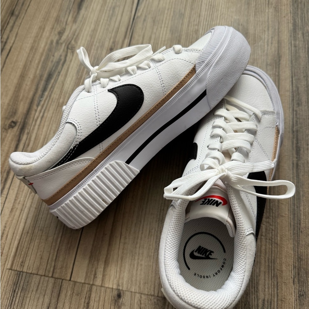 Nike White Mesh Sneakers